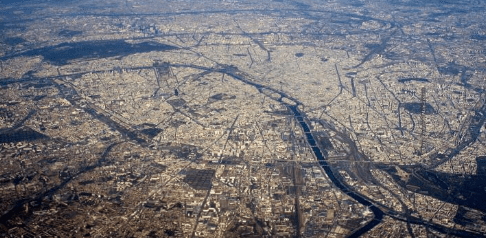 Paris vu d'avion